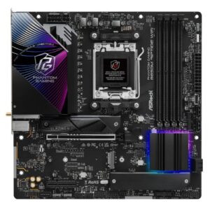 Asrock B850M RIPTIDE WIFI, AMD B850, AM5, Micro ATX, 4 DDR5, HDMI, DP, Wi-Fi 7, 2.5G LAN, RGB, 3x M.2