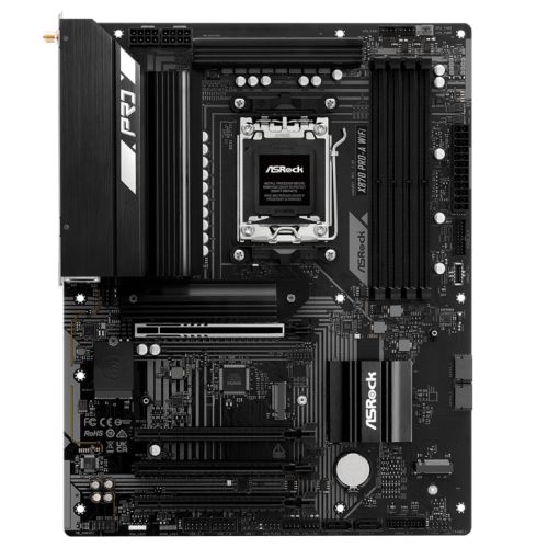 Asrock X870 PRO-A WIFI, AMD X870, AM5, ATX, 4 DDR5, HDMI, 2 USB4, Wi-Fi 7, 2.5G LAN, 3x M.2