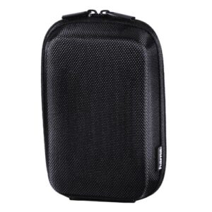 Hama Hardcase 80M Colour Style Compact Camera Case, Belt Loop, Neck Strap, Black, 7.5 x 4.5 x 12.5 cm Compartment