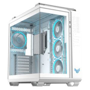 CAA-ASGT502HOR-TUF-W_1.jpg Asus TUF Gaming GT502 Horizon ARGB Case w/ Glass Front & Side, ATX, Dual Chamber, Modular Design, 4x ARGB Fans, USB-C 20Gbps, Carry Handles, White