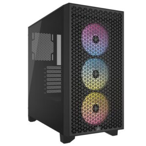 CAA-COR3000DRGB-BLK.jpg Corsair 3000D RGB Airflow Gaming Case w/ Glass Window, ATX, 3x AR120 RGB Fans, GPU Cooling, 4-Slot GPU Support, High-Airflow Front, Black