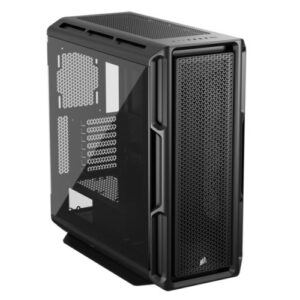 CAA-COR5000TMESH-BLK.jpg Corsair 5000T Gaming Case w/ Glass Side, E-ATX, No Fans, USB-C, Asus BTF Compatible, Black