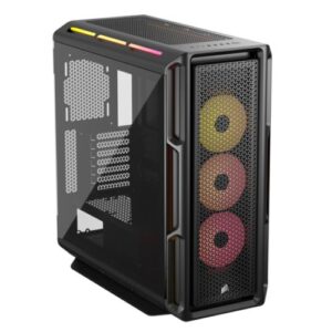 CAA-COR5000TRGB-BLK.jpg Corsair iCUE LINK 5000T LX RGB Gaming Case w/ Glass Side, E-ATX, 3x RGB Fans & iCUE LINK Hub, RGB Light Strips, USB-C, Asus BTF Compatible, Black