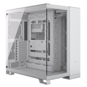 CAA-COR6500X-WH.jpg Corsair 6500X Dual Chamber Gaming Case w/ Glass Side & Front, ATX, Mesh Panels, USB-C, Asus BTF Compatible, White