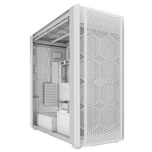 CAA-COR9000DRGB-WH.jpg Corsair iCUE LINK 9000D RGB Airflow Gaming Case w/ Glass Side, E-ATX, Dual System, Up to 18 Fans, InfiniRail Fan Mounting, iCUE LINK Hub, USB-C, Asus BTF Compatible, White