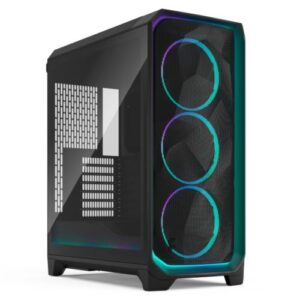 CAA-FRME3AMPRGBBLT.jpg Fractal Design Meshify 3 Ambience Pro RGB (Black TG Light) Gaming Case w/ Light Tint Window, E-ATX, Mesh Front, 3x RGB Fans, Adjust Pro Hub, USB-C 20Gbps