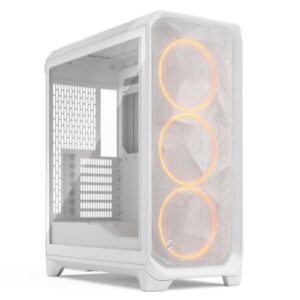 CAA-FRME3BWHRGBTG.jpg Fractal Design Meshify 3 (White RGB TG Clear) Gaming Case w/ Clear Window, E-ATX, Mesh Front, 3x RGB Fans, USB-C 20Gbps