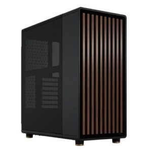 CAA-FRNOR.jpg Fractal Design North Charcoal Black (Black Solid) Case, ATX, Fine Mesh Side, 2 Fans, USB-C, Walnut Front