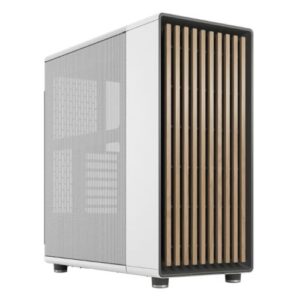 CAA-FRNOR-W.jpg Fractal Design North Chalk White (White Solid) Case, ATX, Fine Mesh Side, 2 Fans, USB-C, Oak Front