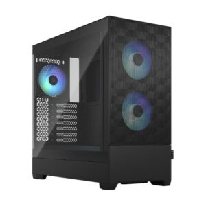 CAA-FRPOPAIRCTGRGB.jpg Fractal Design Pop Air RGB (Black TG) Gaming Case w/ Clear Glass Window, ATX, Hexagonal Mesh Front, 3 RGB Fans & ARGB Controller