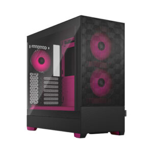 CAA-FRPOPAIRCTGRGB-MA.jpg Fractal Design Pop Air RGB (Magenta Core TG) Gaming Case w/ Clear Glass Window, ATX, Hexagonal Mesh Front, Magenta Interior/Accents, 3 RGB Fans & ARGB Controller