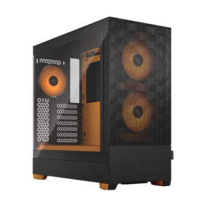 CAA-FRPOPAIRCTGRGB-OR.jpg Fractal Design Pop Air RGB (Orange Core TG) Gaming Case w/ Clear Glass Window, ATX, Hexagonal Mesh Front, Orange Interior/Accents, 3 RGB Fans & ARGB Controller