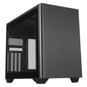 CAI-CMMBNR200PV2.jpg Cooler Master MasterBox NR200P V2 Case w/ Glass or Mesh Side, Mini ITX, Requires SFX/SFX-L PSU, 1x Fan, USB-C, 356mm GPU & 280mm Radiator Support, Black