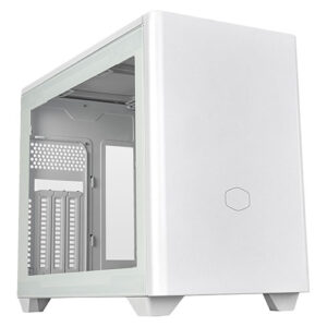 CAI-CMMBNR200PV2-WH.jpg Cooler Master MasterBox NR200P V2 Case w/ Glass or Mesh Side, Mini ITX, Requires SFX/SFX-L PSU, 1x Fan, USB-C, 356mm GPU & 280mm Radiator Support, White