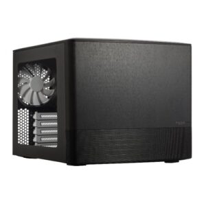 CAM-FRNOD804CW.jpg Fractal Design Node 804 (Black) Cube Case w/ Clear Window, Micro ATX, Brushed Al. Front, Optical Drive Option, 280mm Watercooling, 3 Fans, Fan Controller