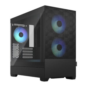 CAM-FRPOPMIAIRCTGRGB.jpg Fractal Design Pop Mini Air RGB (Black TG) Gaming Case w/ Clear Glass Window, Micro ATX, Hexagonal Mesh Front, 3 RGB Fans & ARGB Controller