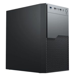 CAM-VIDENTERM.jpg Vida Enterprise Black Office Case, Micro ATX, 120mm Fan, Mesh Front