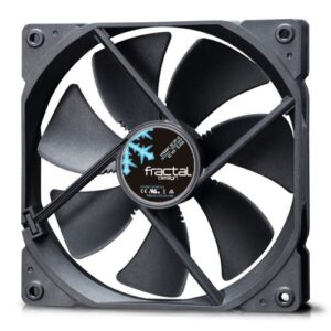Fractal Design Dynamic X2 GP-14 140mm Case Fan, Long Life Sleeve Bearing, Counter-balanced Magnet, 1000 RPM, Black