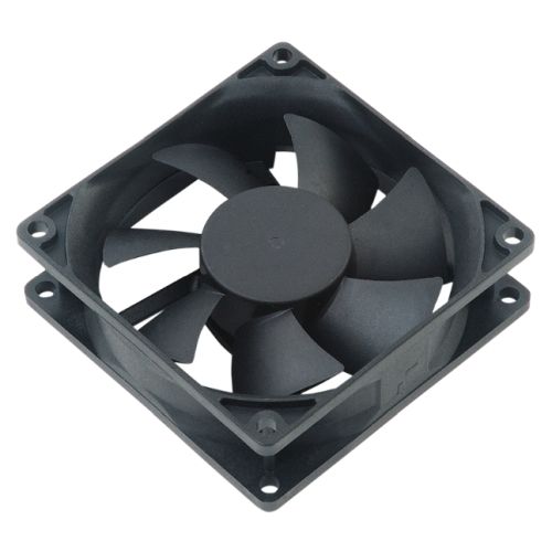 Akasa 80mm Ultra-Quiet Case Fan, EBR Bearing, 1800 RPM, Black