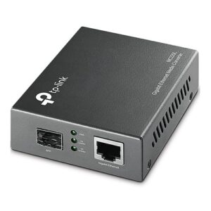 TP-LINK (MC220L) Omada Gigabit SFP Media Converter, 1x GB Auto-Negotiation RJ45, Half-Duplex / Full-Duplex