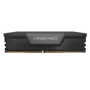 Corsair Vengeance 16GB, DDR5, 5200MHz, CL40, 1.25V, PMIC, AMD EXPO & Intel XMP 3.0, Black, DIMM Memory, OEM (Anti Static Bag)