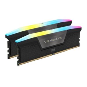 Corsair Vengeance RGB 32GB Kit (2 x 16GB), DDR5, 5200MHz (PC5-41600), CL40, 1.25V, XMP 3.0, PMIC, Black, DIMM Memory