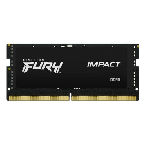 Kingston Fury Impact 16GB, DDR5, 5600MHz (PC5-44800), CL40, 1.1V, Intel XMP 3.0, SODIMM Memory