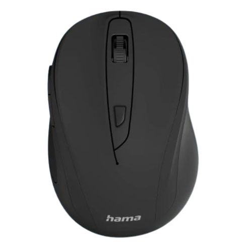 Hama MW-400 V2 Compact Wireless Optical Mouse, 6 Buttons, 800-1600 DPI, Black
