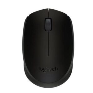 MI-LOB170BLK.jpg Logitech B170 Wireless Optical Mouse, USB, 3 Button