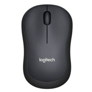 MI-LOM220.jpg Logitech M220 Silent Wireless Optical Mouse, SilentTouch Tech, 3 Buttons, 1000DPI, Charcoal, OEM