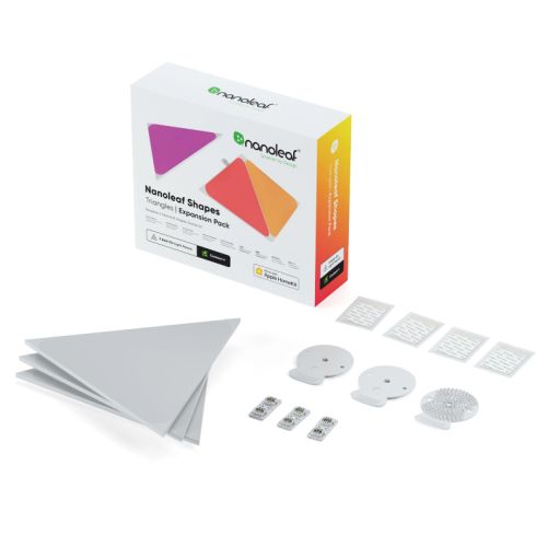 Nanoleaf Shapes Triangles Expansion Pack (3-Panels), RGB *Expansion Kit Only*