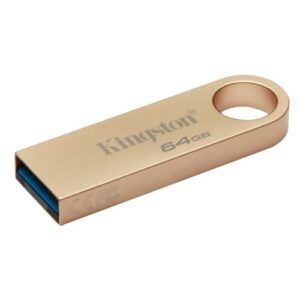 PEN-64KISE9G3.jpg Kingston 64GB DataTraveler SE9 G3 Memory Pen, USB 3.2 Gen1 Type-A, Metal Gold Casing