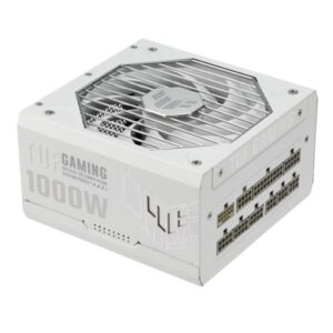 Asus 1000W TUF Gaming Gold PSU, Fully Modular, 80+ Gold, Double Ball Bearing Fan, ATX 3.1, PCIe 5.1, White
