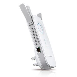 RE-AC1750TPPLUG-GB.jpg TP-LINK (RE450) AC1750 (450+1300) AC Dual Band Wall-Plug WiFi Range Extender, GB LAN, AP Mode