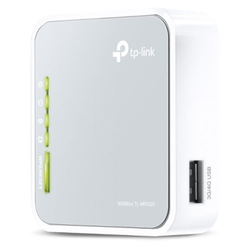 TP-LINK (TL-MR3020 V3) Portable 3G/4G Wireless N Router, Travel-Size, 150Mbps Wireless, WISP Client, AP Mode, 1x WAN/LAN
