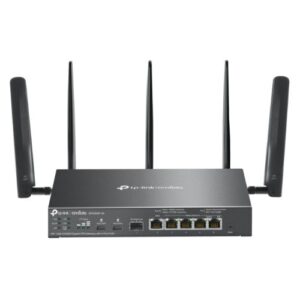 TP-LINK (ER706WP-4G) Omada 4G+ Cat6 AX3000 Gigabit VPN Gateway with 4-Port PoE+, 5x GB Ports, Omada Mesh, High-Security VPN