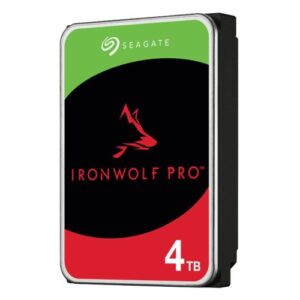 Seagate 3.5", 4TB, SATA3, IronWolf Pro NAS Hard Drive, 7200RPM, 256MB Cache, CMR, OEM