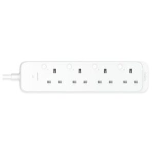 SH-SMARTPLUGTP-TAPOP304M.jpg TP-LINK (TAPO P304M) Smart Wi-Fi Power Strip, 4 Outlets, App/Voice Control, Surge Protection, Energy Monitoring, Matter Certified