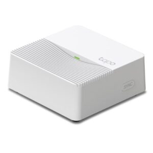 SH-SSTAPOH200.jpg TP-LINK (TAPO H200) Smart Hub Alarm & Chime, Connect up to 64+4 Devices, microSD Storage, 19 Ringtone Options, Voice Control