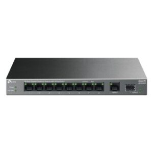 SWI-10TPPOELW.jpg TP-LINK (LS1210GP) 10-Port Gigabit Desktop LiteWave Switch with 8-Port PoE+, GB SFP Port
