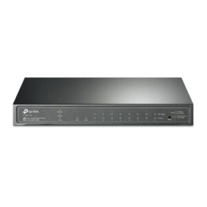 SWI-10TPSMARTPOE1000.jpg TP-LINK (SG2210P) JetStream 10-Port Gigabit Smart Switch with 8-Port PoE+, 2 SFP Ports, Desktop/Wall Mount