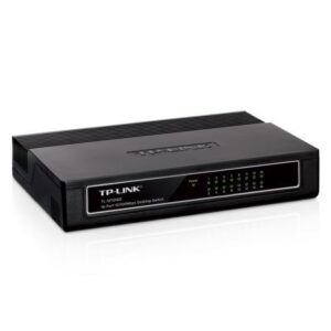 SWI-16TP.jpg TP-LINK (TL-SF1016D) 16-Port 10/100Mbps Unmanaged Desktop Switch, Plastic Case