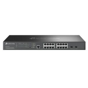 SWI-16TPOMAL2XP-M2.jpg TP-LINK (SG3218XP-M2) Omada 16-Port 2.5G and 2-Port 10GE SFP+ L2+ Managed Switch with 8-Port PoE+, Rackmountable