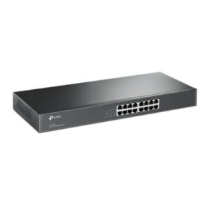 SWI-16TPRACK_1.jpg TP-LINK (TL-SF1016) 16-Port 10/100Mbps Unmanaged Rackmount Switch, 19-inch Steel Case