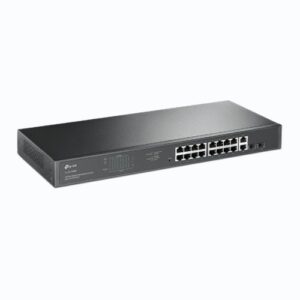 SWI-18TPGBRACKPOE.jpg TP-LINK (TL-SG1218MP) 18-Port Gigabit Unmanaged PoE+ Rackmount Switch, 16-Port PoE+, 2 SFP Ports