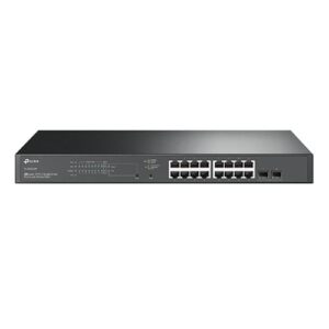 SWI-18TPJETSMARTPOE-GB.jpg TP-LINK (SG2218P) JetStream 18-Port Gigabit Smart Switch w/ 16-Port PoE+, 2x SFP, IPv6, Centralised Management