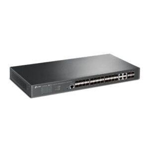 SWI-24TPJET2X-10GB.jpg TP-LINK (SG3428XF) JetStream 24-Port SFP L2+ Managed Switch w/ 4 10GE SFP+ Slots, Dual Redundant PSUs, Rackmountable
