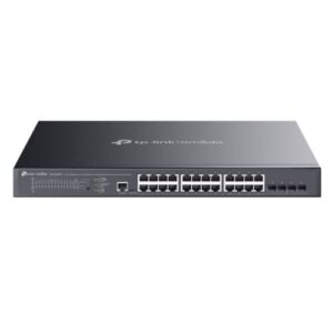 SWI-24TPOMAL2XPOE-GB.jpg TP-LINK (SG3428XMPP) Omada 24-Port Gigabit and 4-Port 10GE SFP+ L2+ Managed Switch with 16-Port PoE+ & 8-Port PoE++ Rackmountable