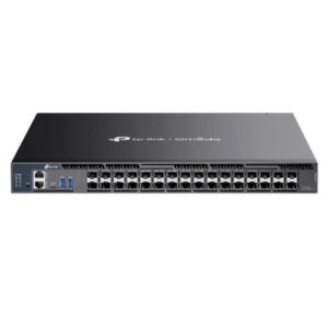 SWI-26TPL3AGG-10GB.jpg TP-LINK (SX6632YF) Omada 26-Port 10G Stackable L3 Managed Aggregation Switch with 6 25G Slots, USB