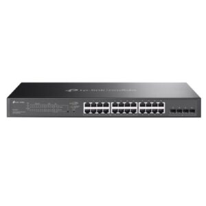 SWI-28TPOMASMARTPOE-GB.jpg TP-LINK (SG2428LP) Omada 28-Port Gigabit Smart Switch with 16-Port PoE+, 4 GB SFP Slots, Rackmountable